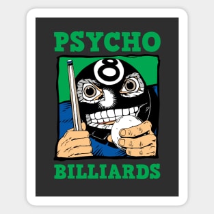 Psycho Billiards Sticker